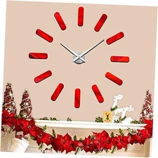  Frameless Wall Clock, 3D Modern Trend Wall Clocks for Living Room Decor, DIY 