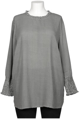 CREATIVE RECREATION Bluse Damen Oberteil Hemd Hemdbluse Gr. EU 52 Grau #bp890je