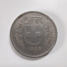 Schweiz 5 Franken Münze 1968 Hirte