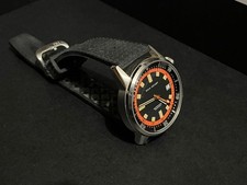 DAN HENRY 1970 Automatic Diver Watch Vintage Style Orange RC From Japan