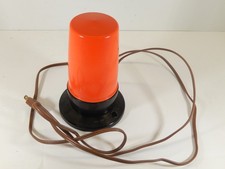 VINTAGE WORKING PATERSON DARKROOM SAFELIGHT W/ ORANGE SCREW-ON DOME