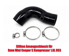 Silikon Ansaugschlauch f�r BMW Mini Cooper S 1.6L R52 R53 schwarz 13721491743