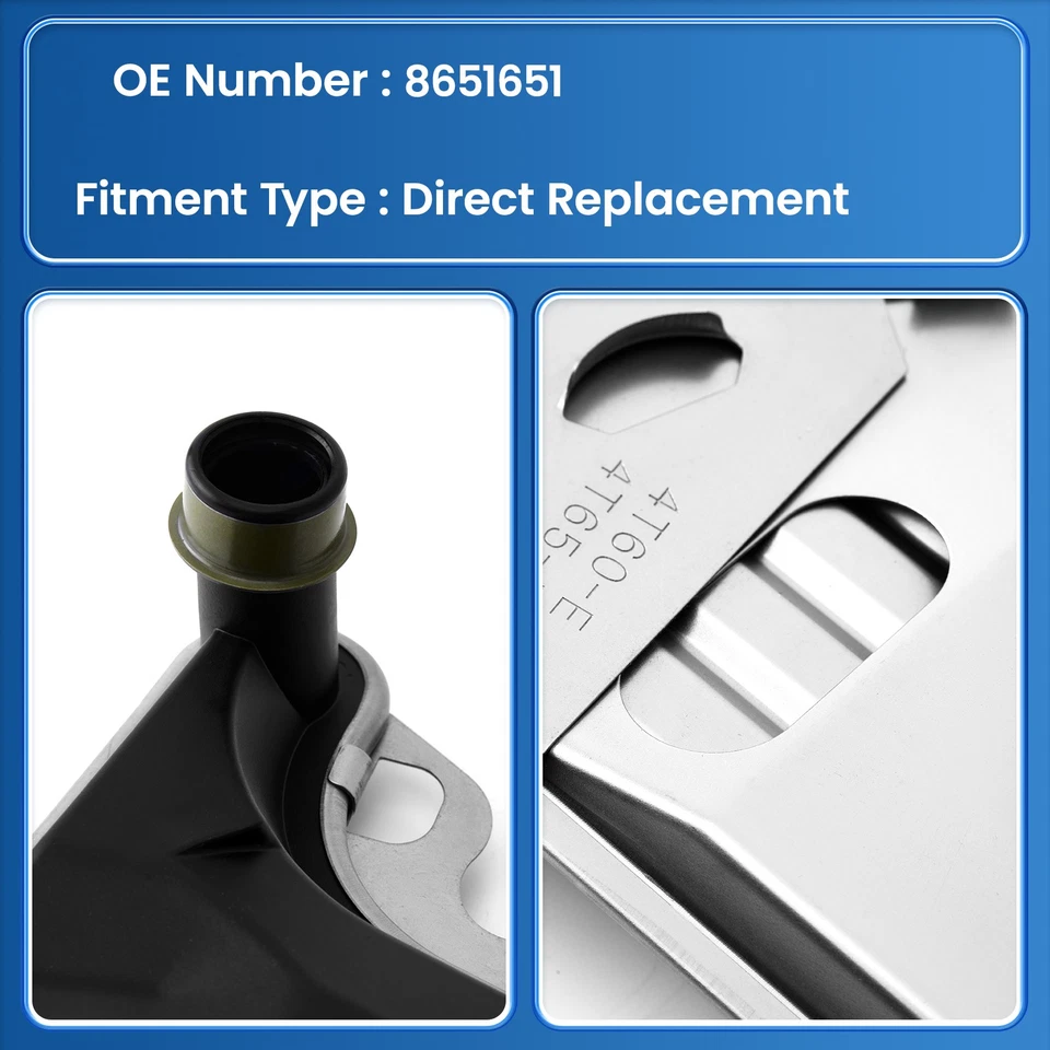 Auto Transmission Filter 8651651 Kit for Chevrolet Cadillac Buick Saturn Foto 3 de 4