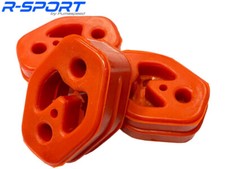 Fiesta Mk7 Uprated Silicone Exhaust Mount Hanger Set - RED