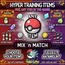 ANY Pokemon Item 🌟 Ability Patch Capsule Bottle Cap Candy 🌟 Scarlet Violet