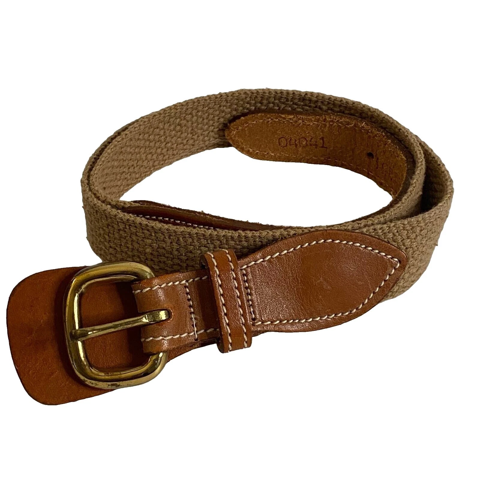 Cotton Blend Brown Belts for Women