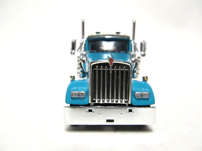 DCP / FIRST GEAR 1/64 SCALE W-900 KENWORTH DAY CAB, TEAL, RED