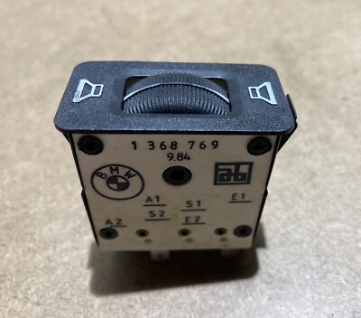 OEM BMW E30 E28 Audio Stereo Balance Fader Control Switch P/N 1368768