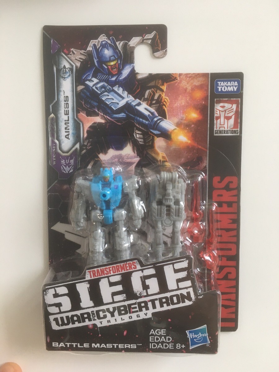 NEW SEALED TRANSFORMERS AIMLESS SIEGE WAR FOR CYBERTRON BATTLE MASTERS  FIGURE