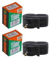 2 DURO BICYCLE 20" x 1-3/4 SCHWINN S7 TUBE 33MM STANDARD SCHRADER/AMERICAN VALVE