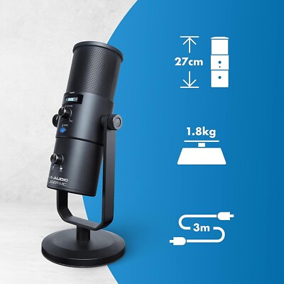 Gaming & Streaming Mikrofon PodCast M-Audio Uber Mic USB (NEU)