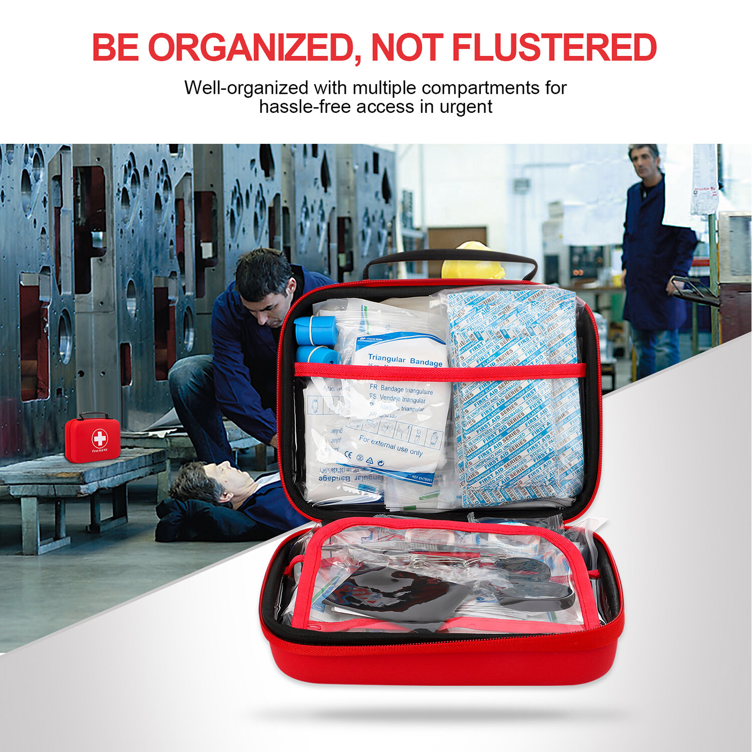 237PCS Tactical First Aid Kit Emergency Survival Military Medical