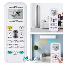 Control remoto universal de aire acondicionado 1000 en 1 para múltiples marcas