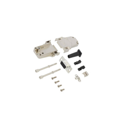 Connecteur D-sub 9 Positions à Souder – Amphenol ICC, Modèle L17DTZF09-LJS-RG + L717SDE09P