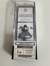 New KEENTECH Core Box Router Bit 45* Chamfer 1/4 X 1/2