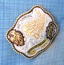 Gist Silversmiths 2006 Cheyenne Frontier Days Belt Buckle 110th Annual   .MDA019