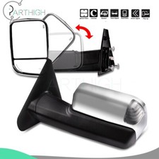 Towing Mirrors Lr For 02-08 Dodge Ram 1500 2500 3500 Power Heated Turn Signals