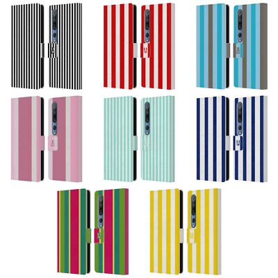 HEAD CASE DESIGNS VERTICAL STRIPES LEATHER BOOK WALLET CASE FOR XIAOMI PHONES