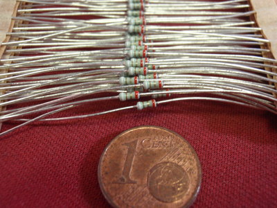 RARE! NOSTALGIA RESISTANCE 9.1 Ohm 1/8W COAL LAYER D1.5x3mm 100x 25697