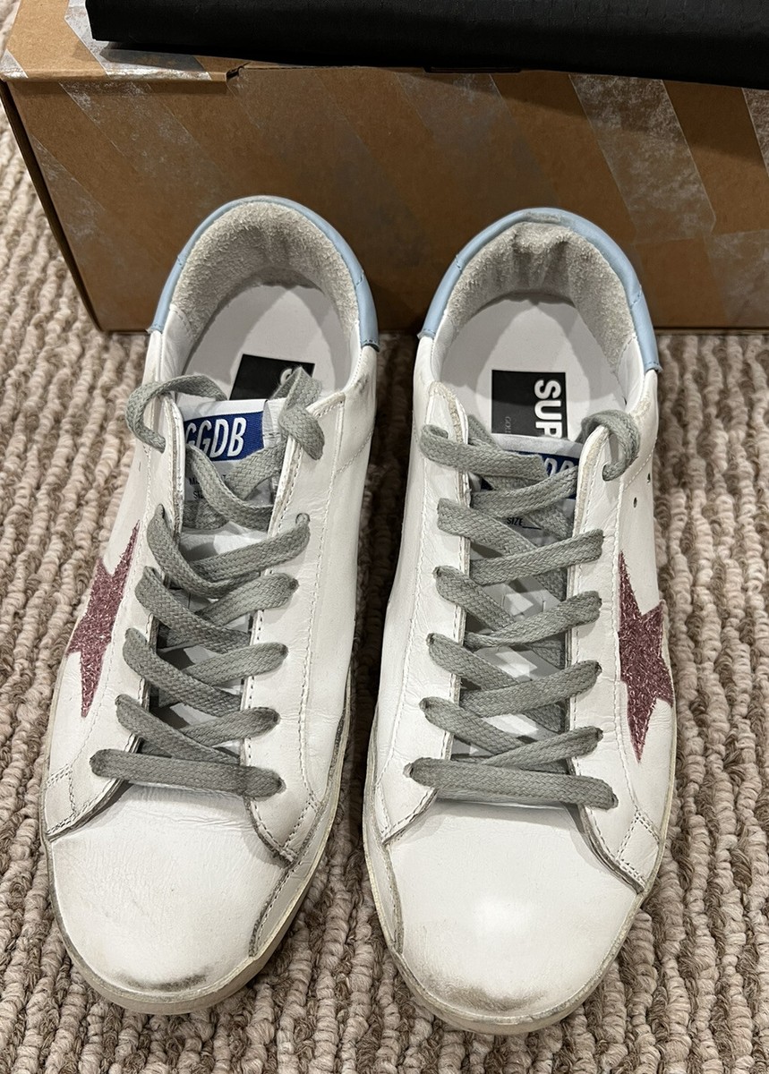 【関税&送料込】Golden  Sneaker Super-Star White Pink B Golden Goose Super-Star White Pink Cheetah (Women's
