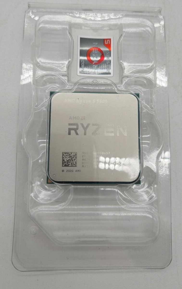 AMD Ryzen 5 5500 6-Core 3.6GHz Socket AM4 65W CPU Desktop