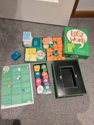 Paul Lomond Last Word Family Game 2 - 8 Players  Buzz Timer Word Game. VG+