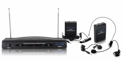 Technical Pro WM241 Dual Headset/Lapel Mic System
