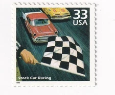 STAMP US SCOTT 3187N "Stock Car Racing" 33 CENT 1999 MNH