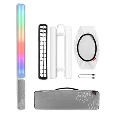 ZHIYUN FIVERAY F100 100W RGB LED Video Light Stick with Barn Doors Diffuser Grid