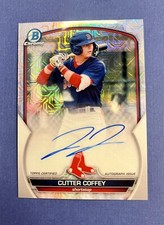 2023 Cutter Coffey Auto Mojo Refractor Bowman Chrome Mega Box #BMA-CC MLB