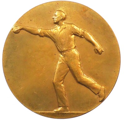 MÉDAILLE EN BRONZE par Georges CONTAUX (1891 - 1984), sans poinçon