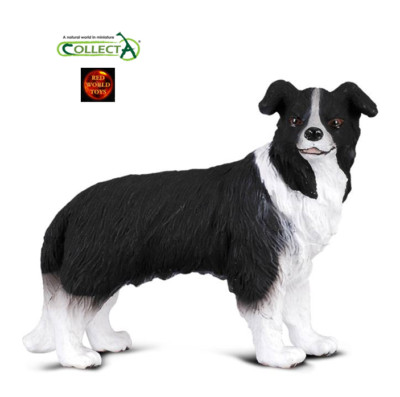Border Collie Hundespielzeug Modell Figur von CollectA 88010 Cake Topper NEU