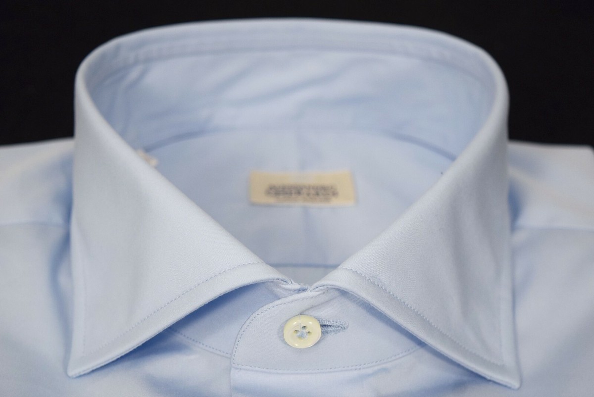 ALESSANDRO GHERARDI camicia UOMO sartoriale classica MUSSOLA di