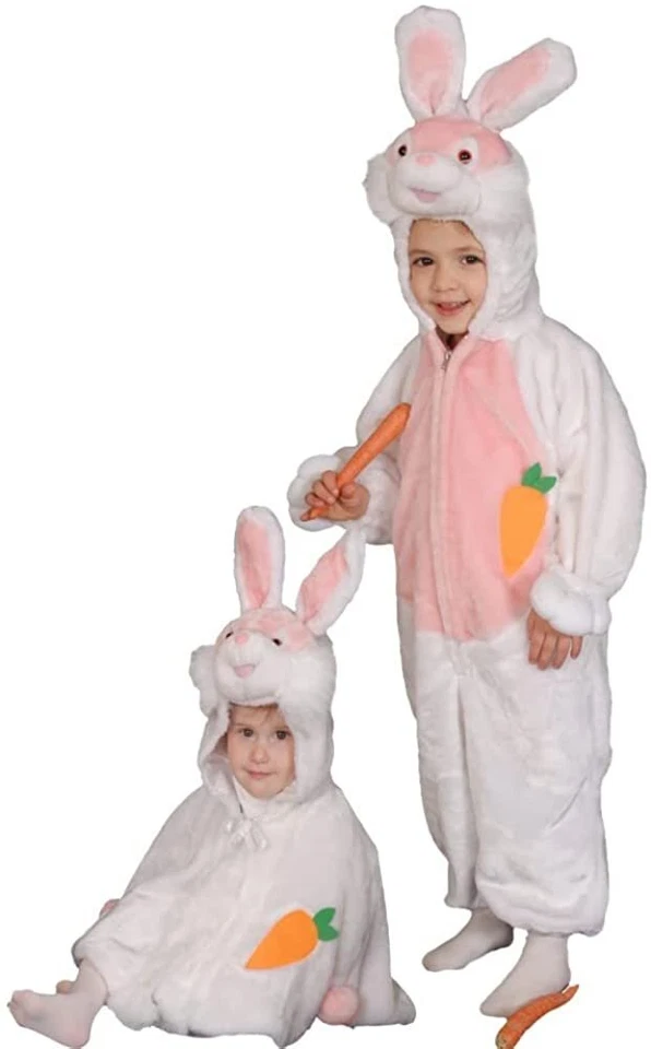 Disfraz de conejo americano para niños - Disfraz de conejo de Pascua -... Foto 3 de 4