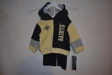 Outerstuff Infants' New Orleans Saints 2-Piece Fleece Hoodie & Pants Set NWT