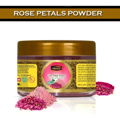ORGANIC Rose petal powder 100g Face Mask Skin Hair Care polvo de pétalos de rosa