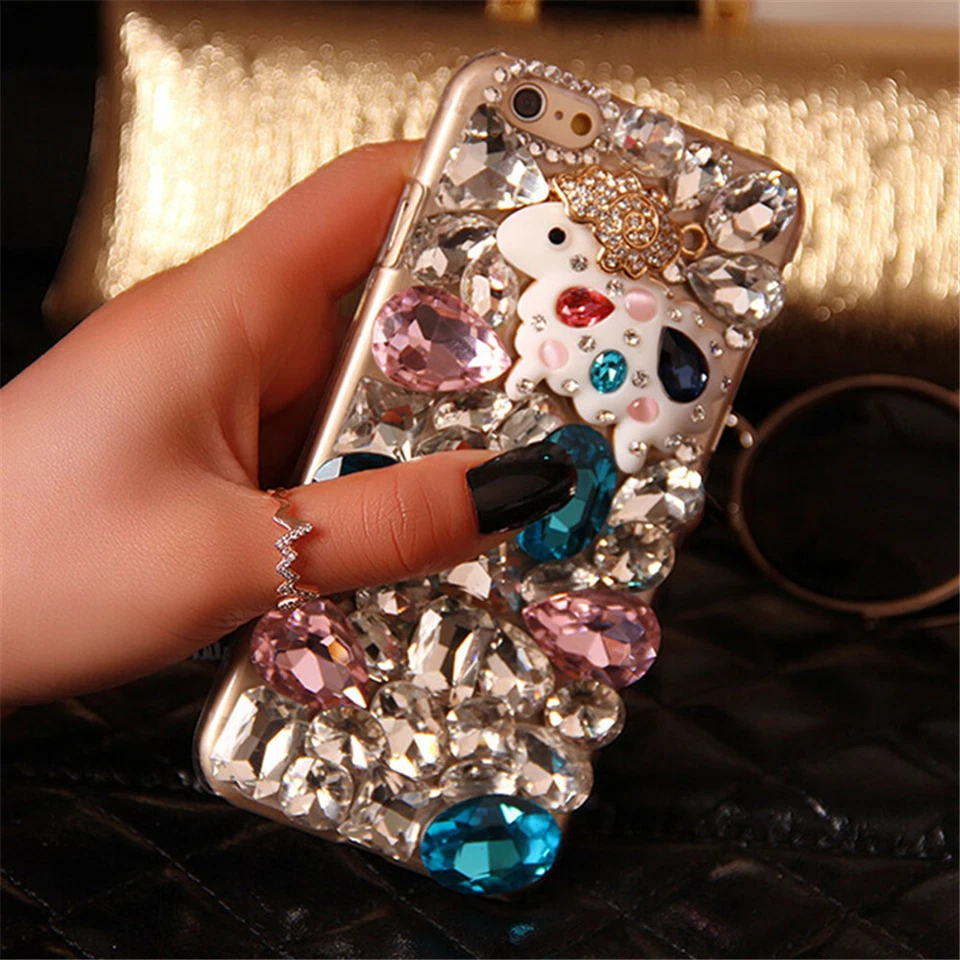 Glitter Luxury Crystal Bling Rhinestone Diamonds Soft TPU Gel phone Case Cover - Image 3 of 4