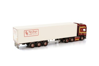Scania Streamline Topline Box Trailer Steen Hansen WSI Models wsi