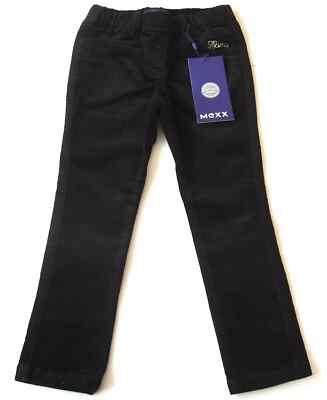 Samt Hose Gr.98 Mexx NEU schwarz festlich slim velour kinder