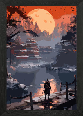 Sekiro Shadows Die Twice Framed Wall Art Poster Canvas Print Picture