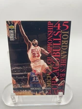 Michael Jordan 1995 UD Collector's Choice He's Back #M5 NBA Bulls Card Free Ship