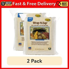 2 Pack Pellon Wrap-N-Zap Quilting Batting, Off-White 45" X 36" Precut Package