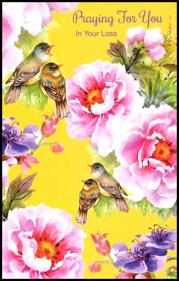 Sympathy Greeting Card - For Loved One - Bird - SW0044