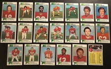1973 Topps NEW ENGLAND PATRIOTS Complete TEAM Set JIM PLUNKETT Reggie RUCKER