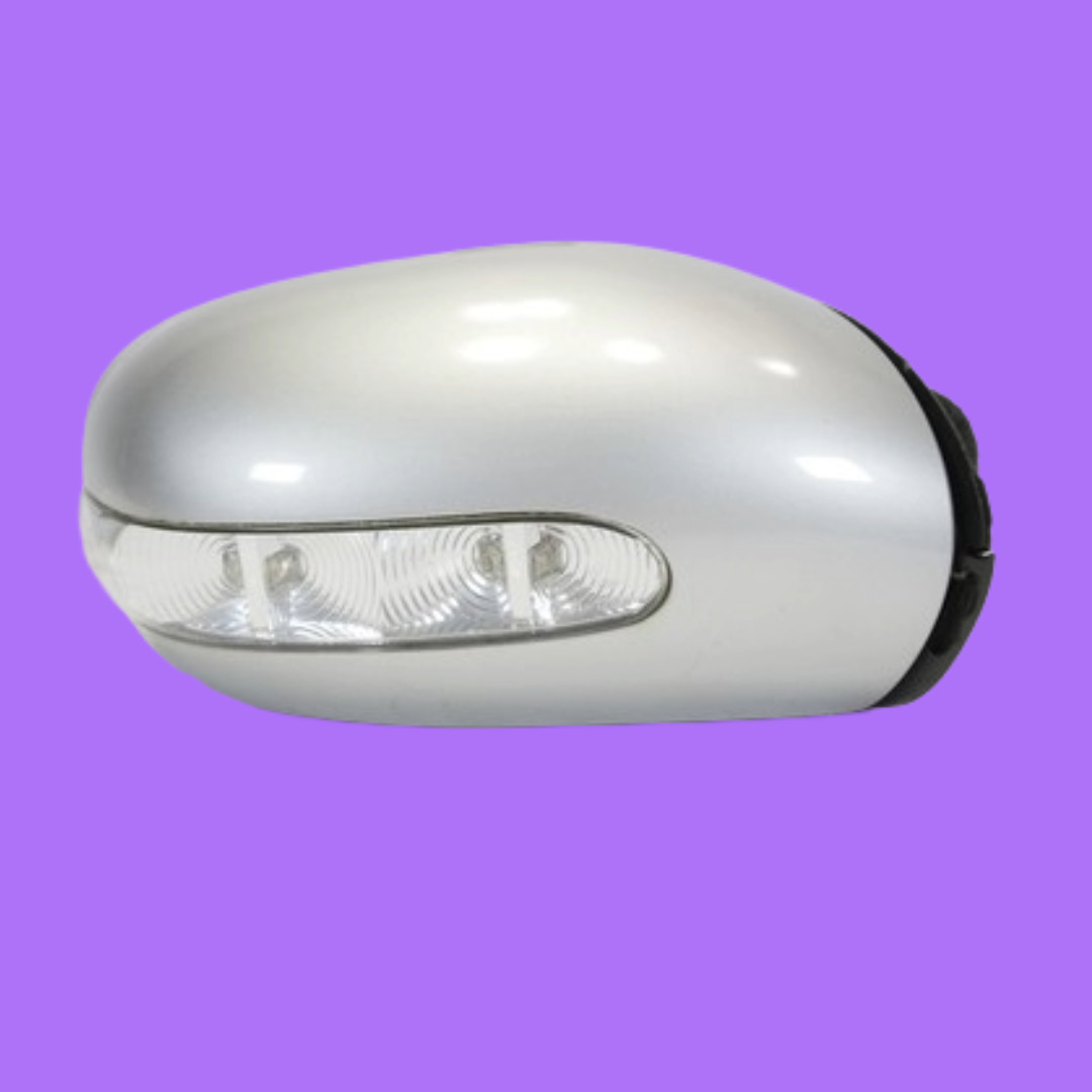 🟩03-06 Mercedes W211 E320 E55 Front Right Side Door Rear View Mirror Silver OEM