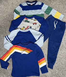 Niño Niño Talla 110 5 Hanna Andersson Pantalones de chándal Camisas Prendas para el torso Conjunto Algodón Lote