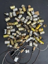Large Lot of Vintage Lamp Sockets Shells Parts Restoration Supplies Used