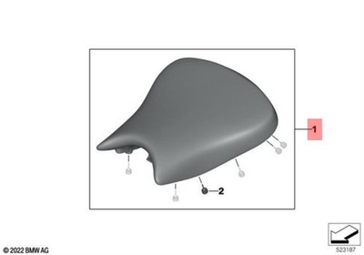 Genuine BMW S1000RR (K67) M1000RR Driver Seat M Sport Low HP