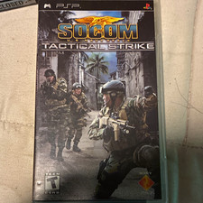 Sony SOCOM: U.S. Navy SEALs Tactical Strike PSP UMD Manual T-Teen