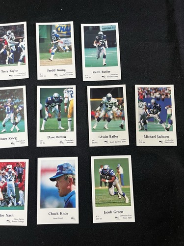 1986 Seattle Seahawks Police Coca Cola KOMPLETTSATZ 16 Karten - Bild 3 von 3